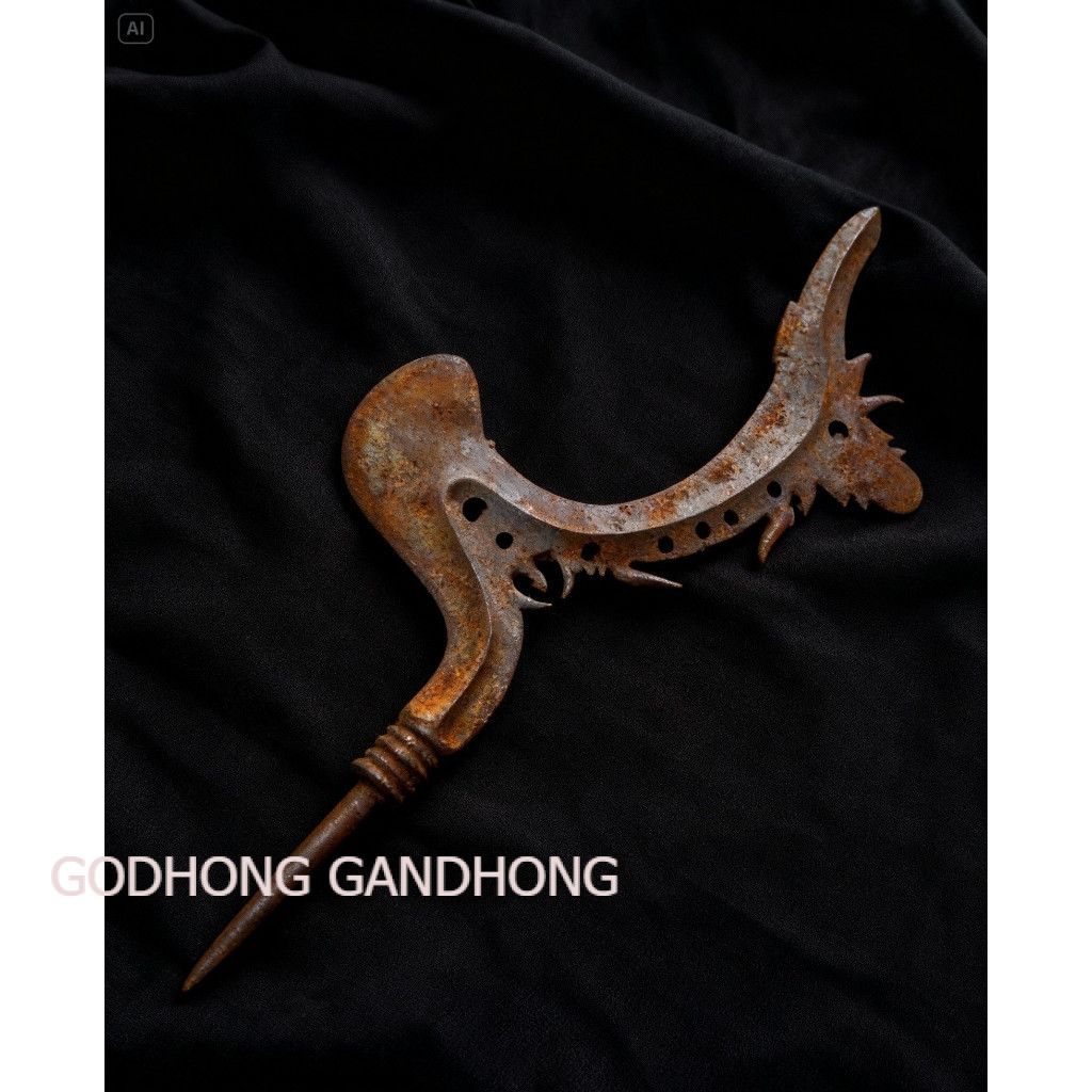Bilah Pusaka Antik Logam Tua – Senjata Tradisional Kuno / Barang Antik Koleksi Langka LSP1