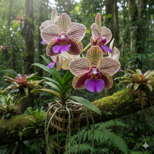 Anggrek Vanda tricolor Lindl. Dewasa – Spesies Asli Indonesia Sangat Wangi - Anggrek Vanda tricolor 