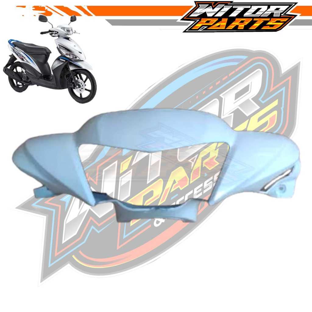 Batok Kepala Depan Mio J Warna Putih / Cover Batok Depan Yamaha Mio J Putih / Batok Kepala Lampu Dep