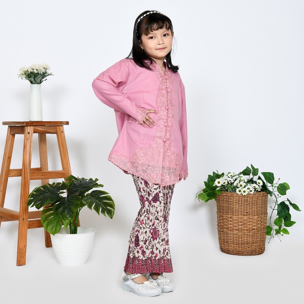 Set Kebaya Encim Anak Bordir Premium | Kebaya Anak PAUD TK SD