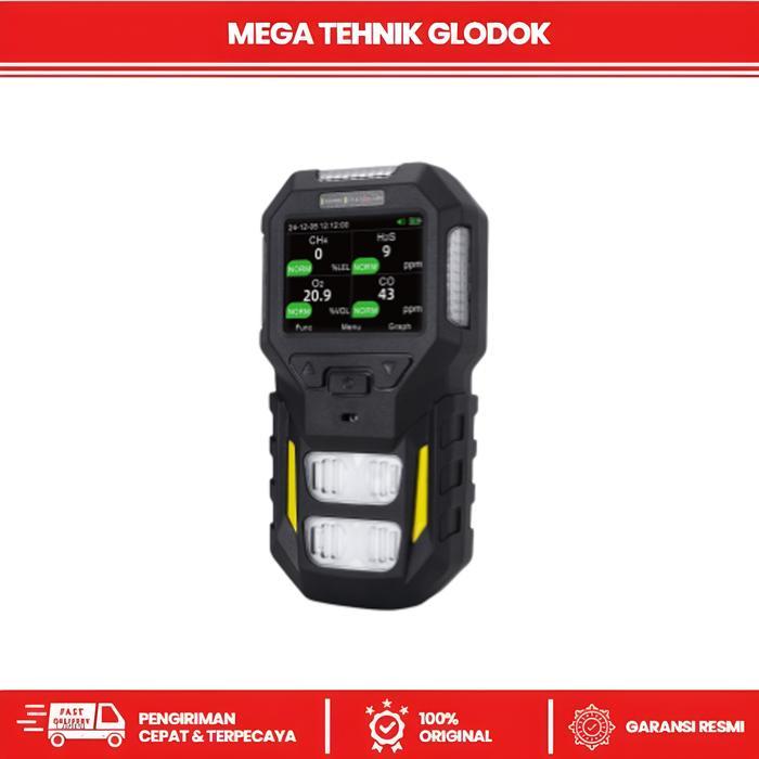 Portable Multi Gas 4in1 Gas Detector Bosean BT-BX402 Multi 4 Alarm Mode (LEL O2 CO H2S)