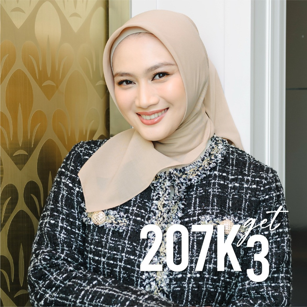 Lozy Hijab - Detaa Square (Hijab Segiempat Bahan Voal Premium)
