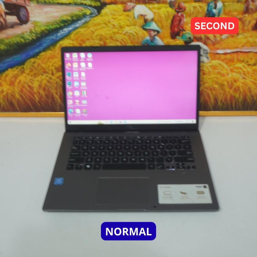 ASUS VIVOBOOK_ASUS LAPTOP E410MAB_E410MA CELERON N4020 4 GB (14") LAPTOP SECOND ORIGINAL SINAR MUTIA