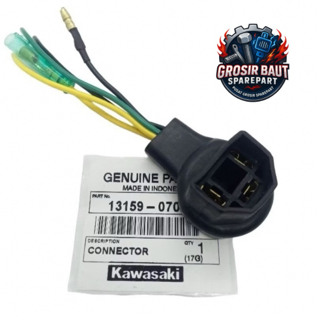 Kabel soket lampu depan H4 KAWASAKI NINJA RR NINJA R NINJA 250 KARBU