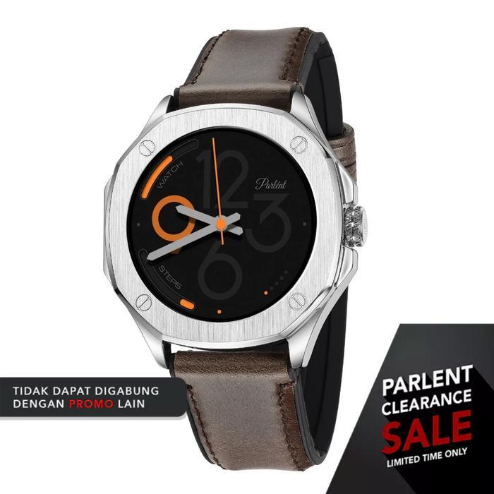 Smartwatch Parlent Gallant Active with Dual Material Strap (Leather on surface and rubber on base) -