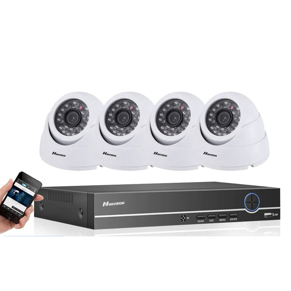 H265 4K CCTV System 8MP Indoor Auo IP Camera 8CH NVR Recorder Video Security Camera System Surveilla