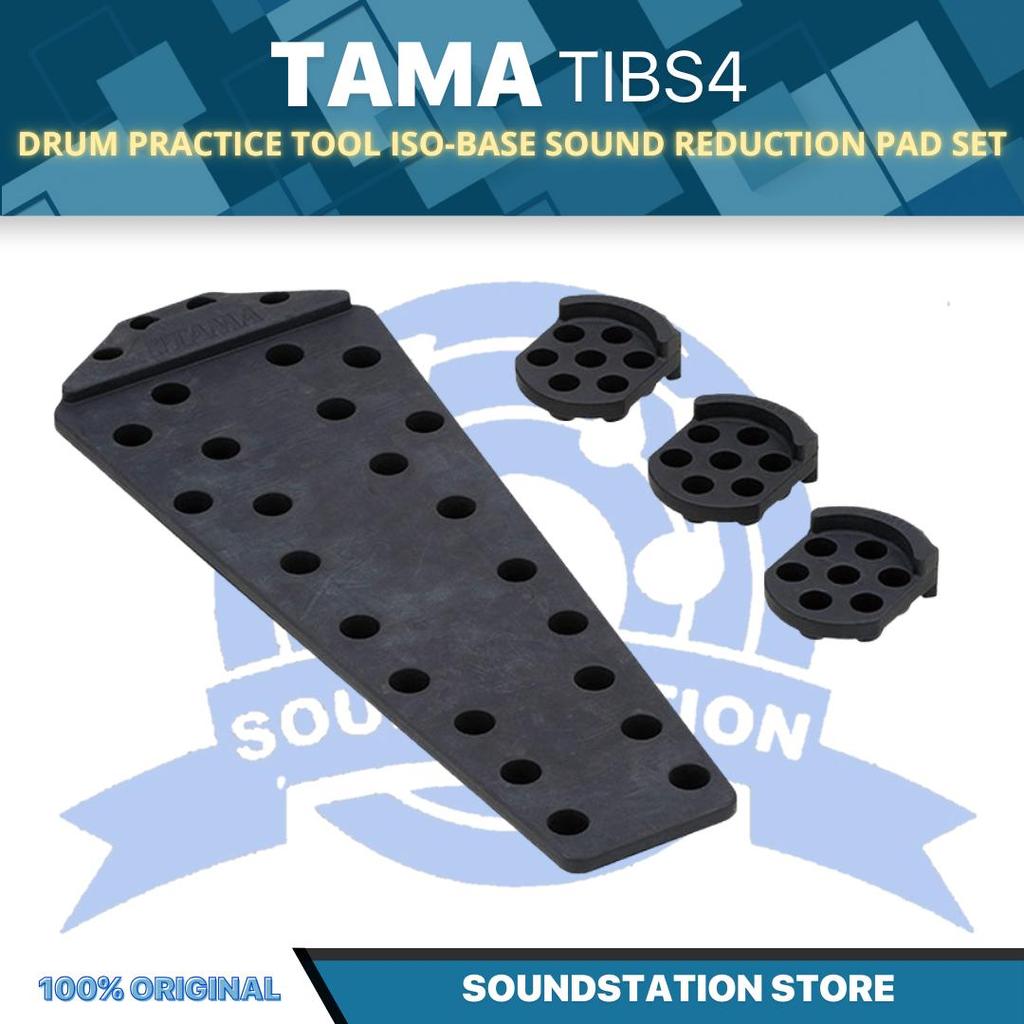 TAMA TIBS4 Drum Practice Tool Iso-Base Sound Reduction Pad Set - Rubber Pad Stand Hi-hat Drum Origin