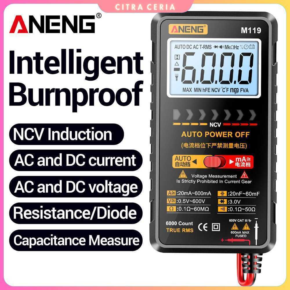 ANENG Digital Multimeter Multitester Voltage Tester with NCV Sensing - M119