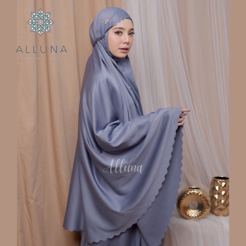 (MUKENA DEWASA) ALLUNA -Daily Alluna Lasercut Nalla