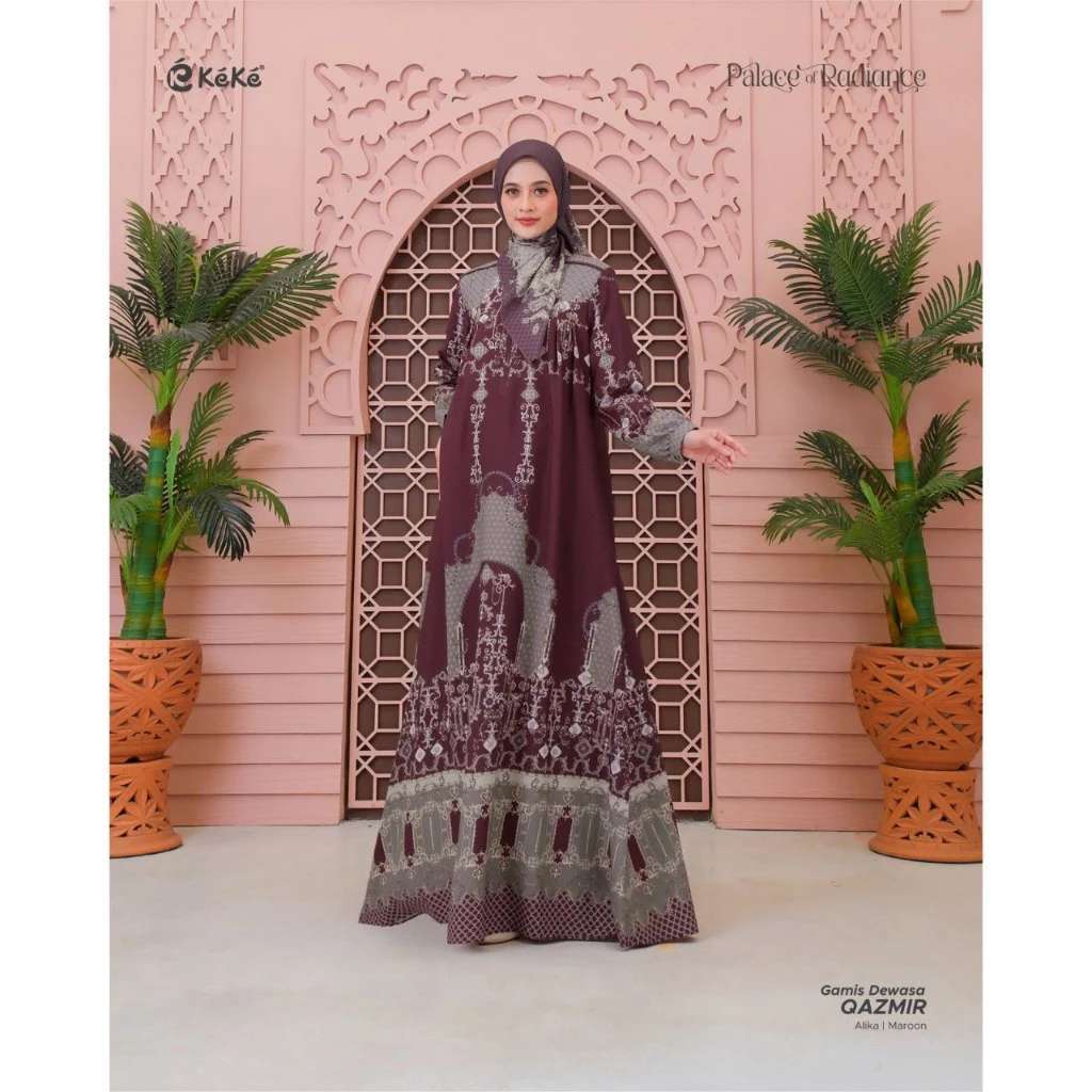 KEKE GAMIS DEWASA GDK QAZMIR MAROON