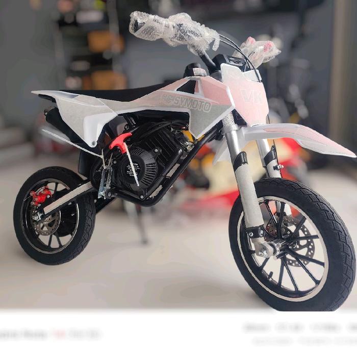 SYMOTOS Trail Mini 4 Tak 50 cc Anak Generasi Terbaru Bahan Bakar Murni Starter Tarik