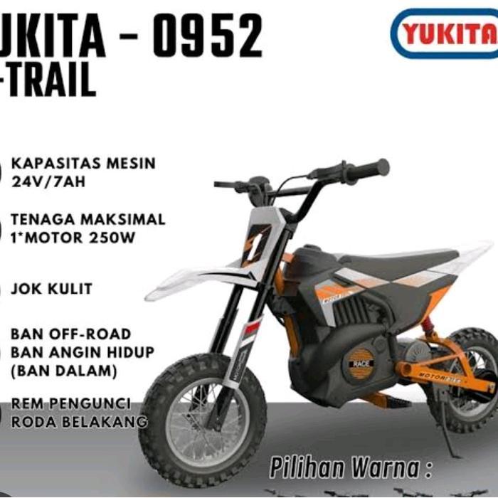 TRAIL MINI/TRAIL LISTRIK/TRAIL BENSIN/MOTOR TRAIL/YUKITA TRAIL/TRAIL LENKA - 0952 ORANGE