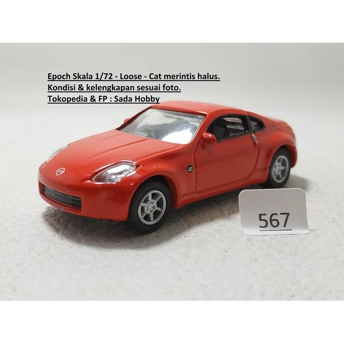 Miniatur Epoch 1/72 Nissan Fairlady 350Z Red SBAtoys
