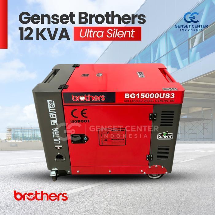 Genset Portable Brothers 12kva – 10000 watt 1 phase 3 phase – Genset Silent – Solar – Bergaransi