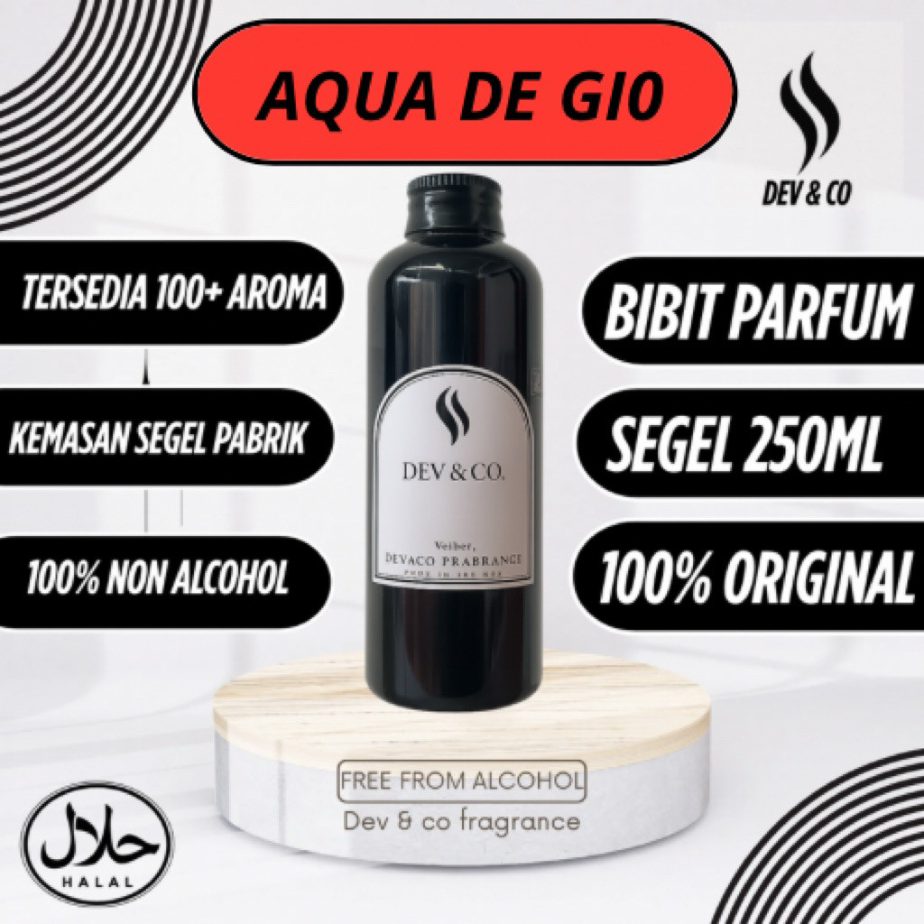 AQUA DE GIO - Bibit parfum original segel pabrik 250ml kualitas premium