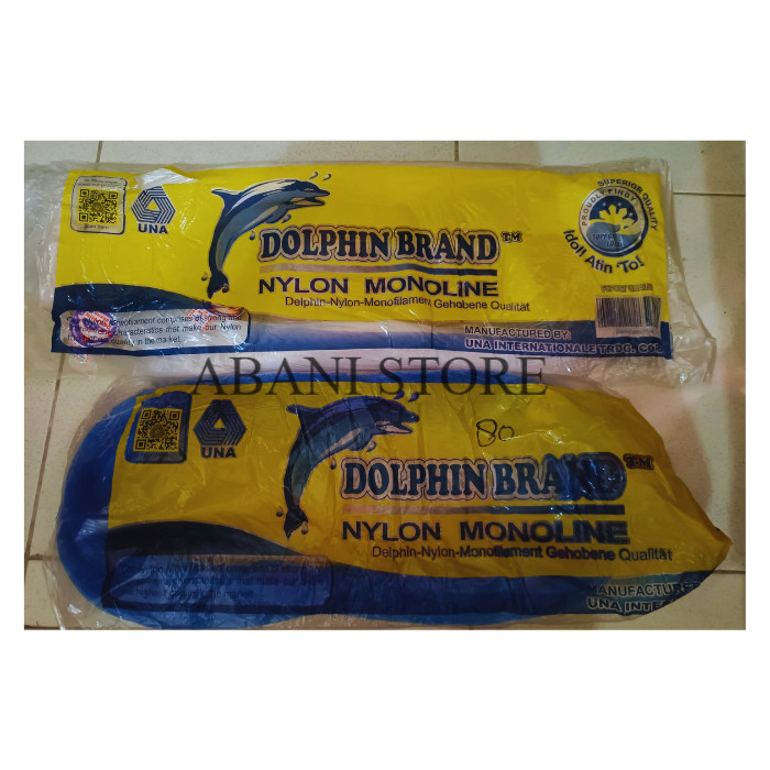 NILON DOLPHIN MONOFILAMENT WARNA BIRU/PUTIH MONOFILAMENT ORI PHILIPINA 100% bisa COD ,PALING MURAH