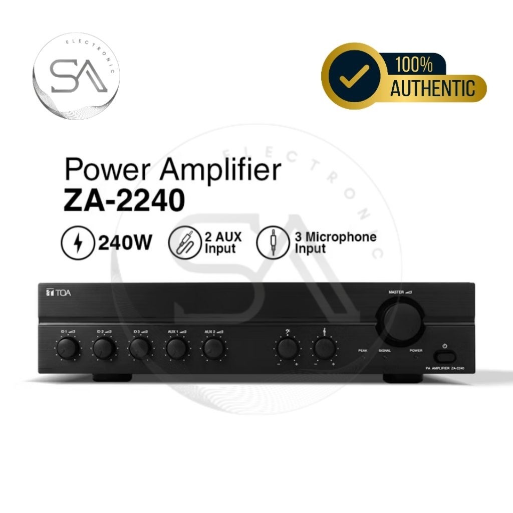 Surya Agung ZA 2240 Ampli TOA / Mixer Amplifier TOA / Power Amplifier / Masjid sound system