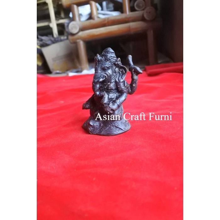 patung ganesha perunggu antik ASCF7878