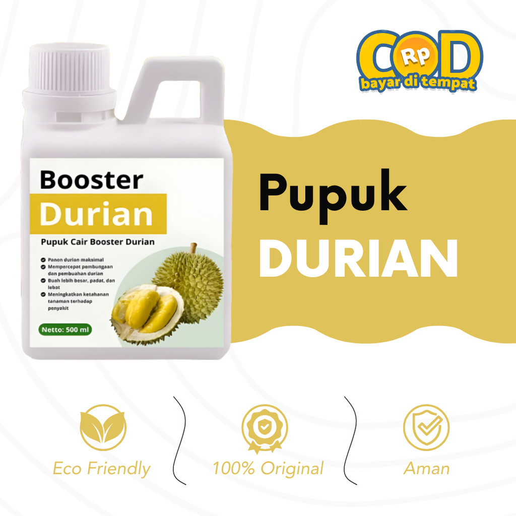 Pupuk Cair Booster Organik Durian 500ml Perangsang Buah Lebat Dan Manis