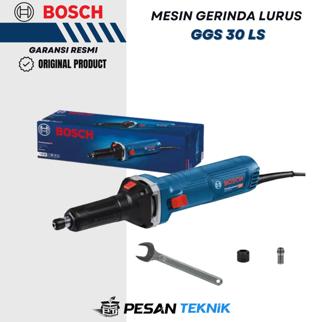 BOSCH GGS 30 LS Mesin Gerinda Lurus Gerinda Botol Die Grinder Tuner 750Watt GGS30LS