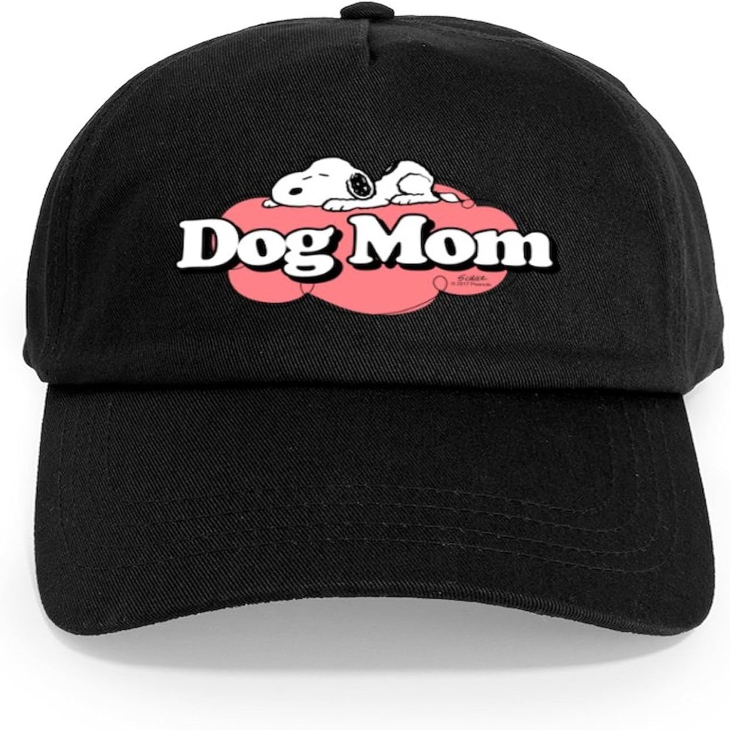 CafePress Snoopy Dog Mom Adjustable Baseball Cap
