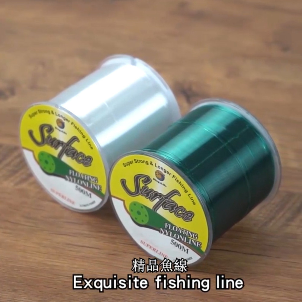 Promo Nilon Anti Keriting Senar 500 Meter Benang Pancing Laut Super Kuat Murah