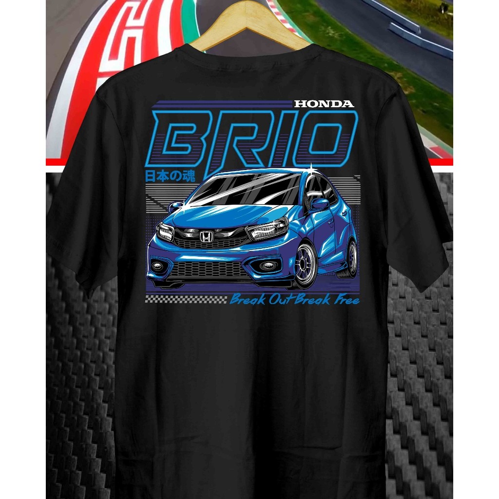 Ranberry Graphic t-shirt Kaos Mobil Brio warna mobil bisa reques // Kaos Brio // Baju Brio // Kaos H