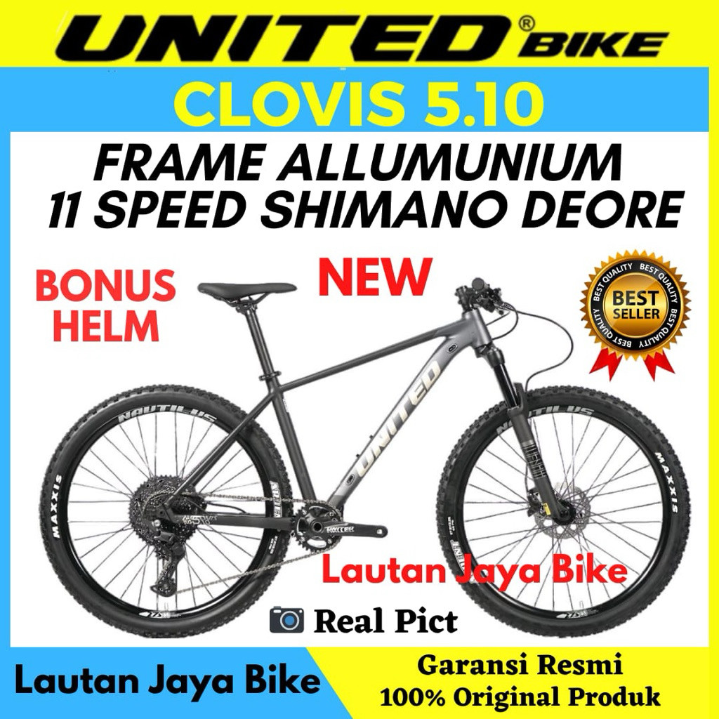 PROMO SEPEDA GUNUNG 27.5 29 MTB UNITED CLOVIS 5.1 FREE ONGKIR