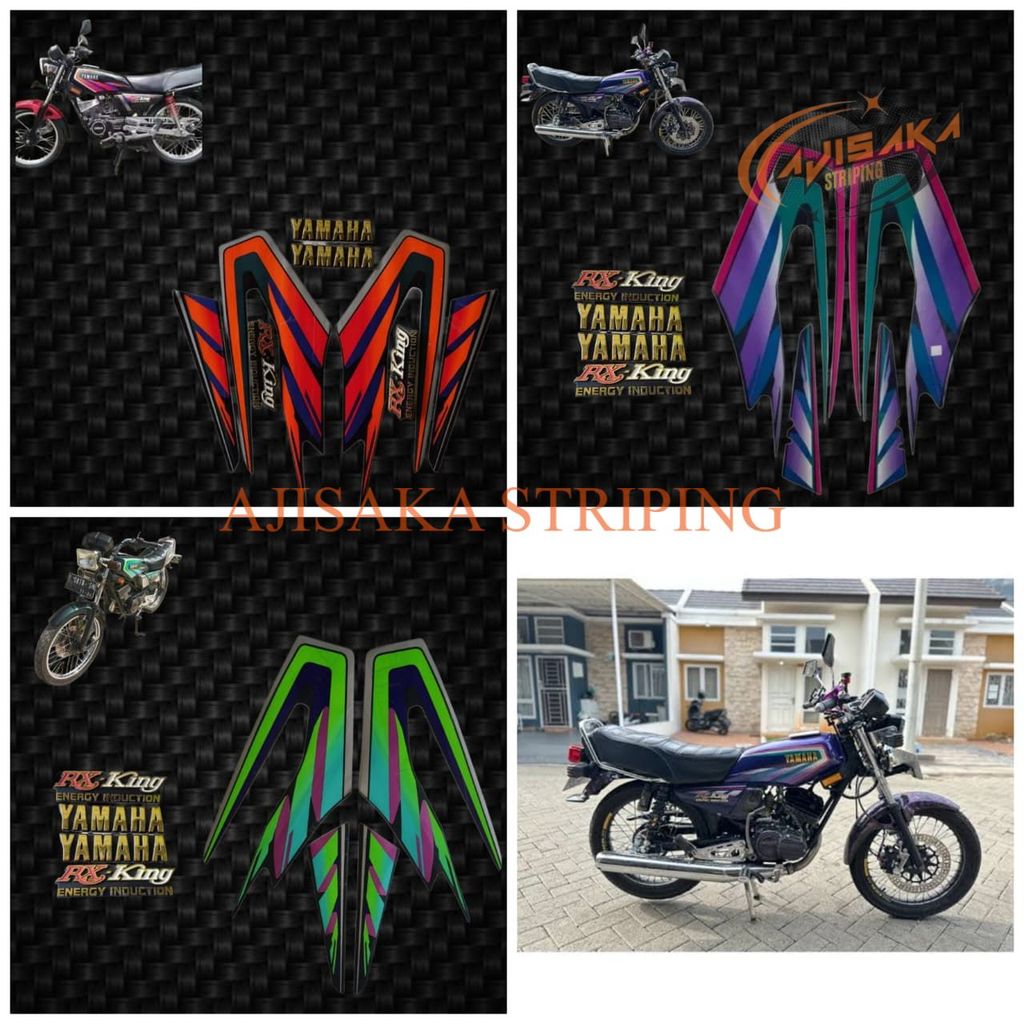 Striping stiker Yamaha RX KING 1997 PREMIUM ORIGINAL QUALITY Berkualitas