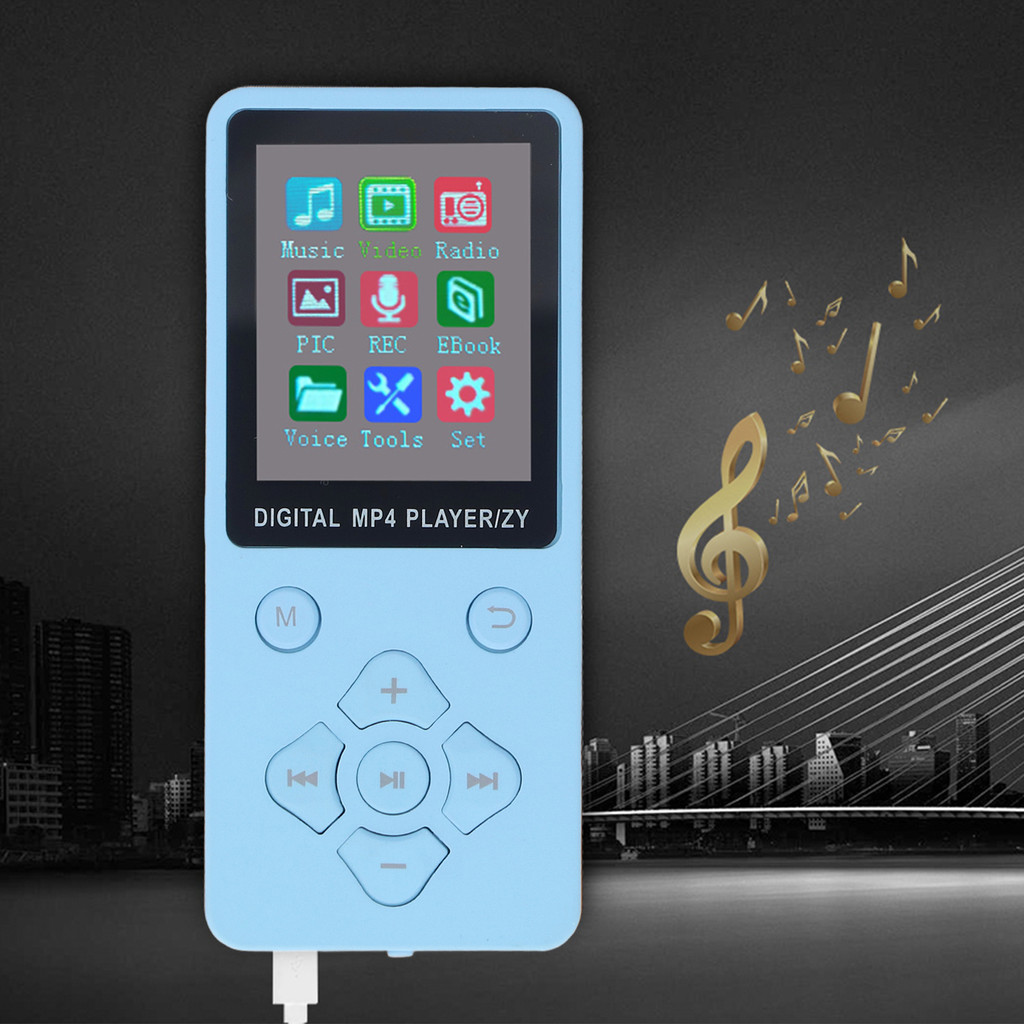 MP3 MP4 Player Bluetooth 50 Super Thin 18 Inch Color Screen 128G Expandable Memory Portable Video Mu