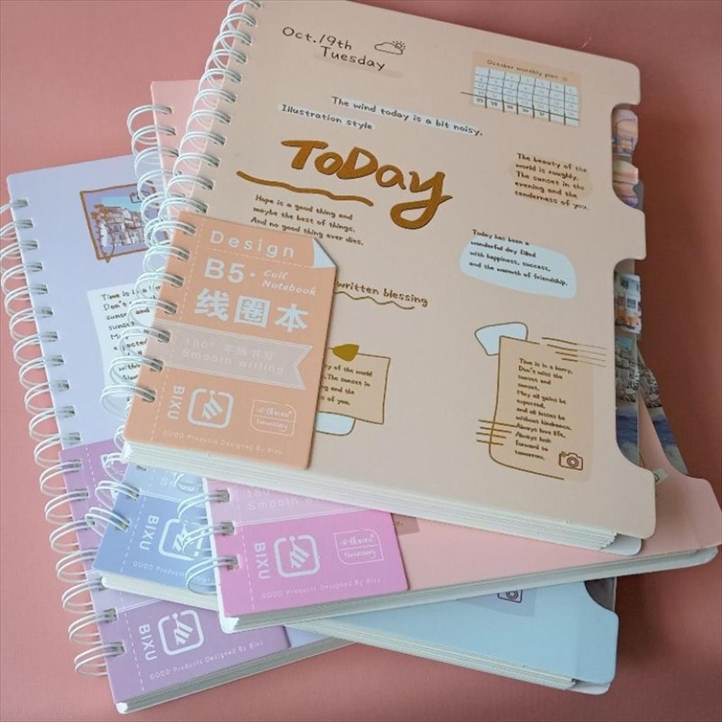 (B5) Notebook Note book Notes Buku Catatan Agenda Hard Cover ukuran B5 Cover Tebal dengan Sekat