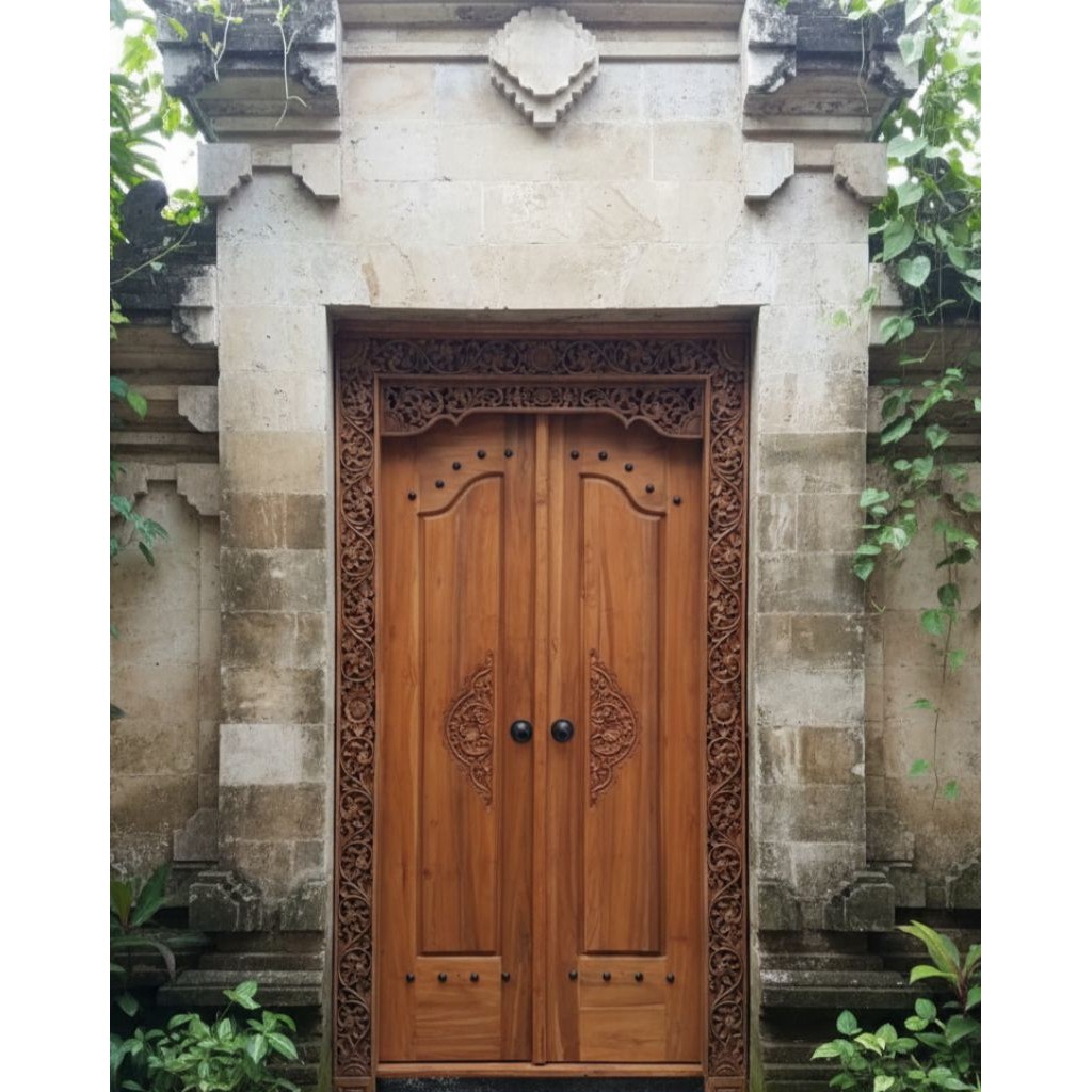 PINTU RUMAH PINTU UTAMA KAYU JATI PINTU KAMAR UKIR