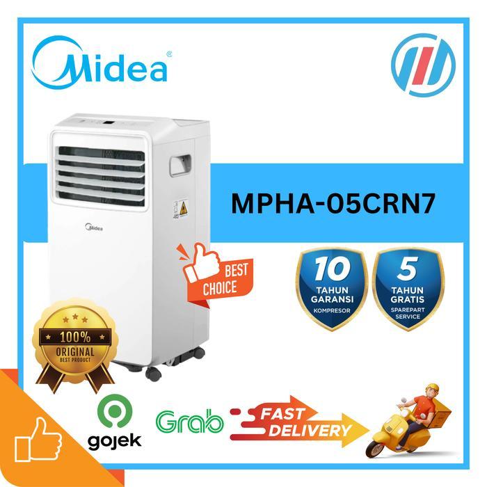 Midea AC Portable 1/2 PK MPHA-05CRN Multiple Function AC - 0.5 PK