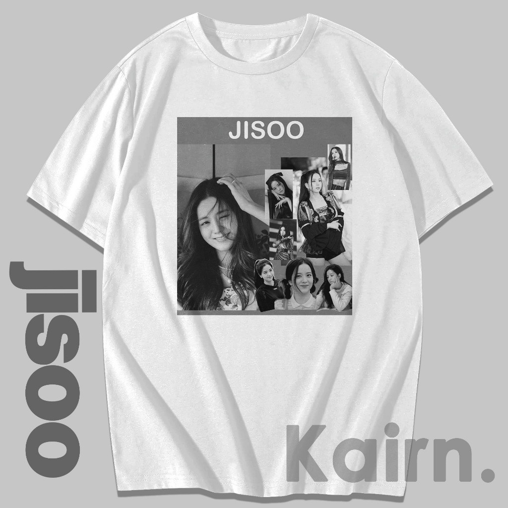 KAOS JISOO MIXED / KAOS JISOO BLACKPINK / KAOS KPOP / FANSMERCH