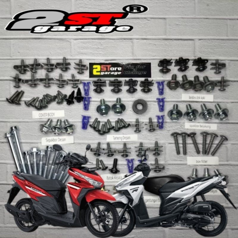 FULL SET BAUT BODI VARIO 125 LED / BAUD BODY MOTOR VARIO 150 LED