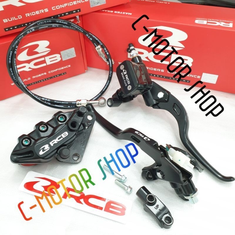 Paket Master Rem Rcb Kanan Kiri Kopling Rcb  Kaliper Depan Rcb Selang Rem Depan R15, R15 New, Mt15, 