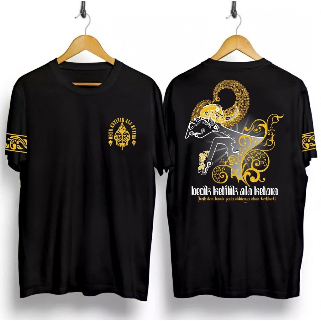 SGFM KAOS WAYANG KULIT JAWA / KAOS KATA KATA JAWA KALCER WAYANG | KAOS PSHT PESILAT | KAOS AJINING