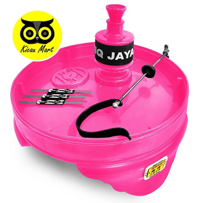 TEBOK LB LOVEBIRD PVC ORIQ JAYA FULSET TEBOK SANGKAR KANDANG BURUNG TB - Merah Muda