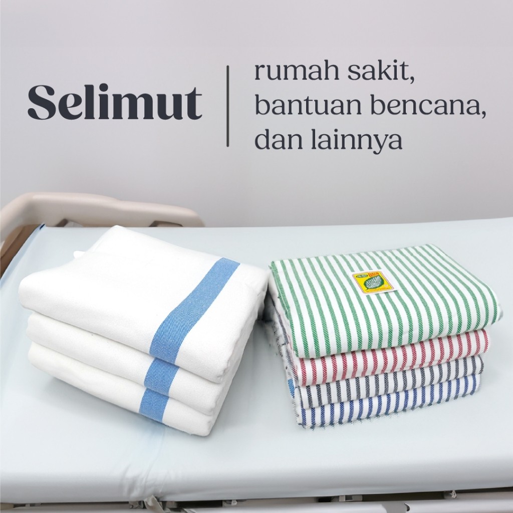 PROMO Selimut Rumah Sakit Kain Tenun Lurik Bantuan Bencana UKS