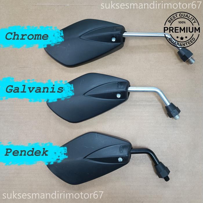 Spion Shogun SP | Kaca Spion Motor Shogun SP SNI ISO Original MPX Universal Honda Yamaha Suzuki - Pe