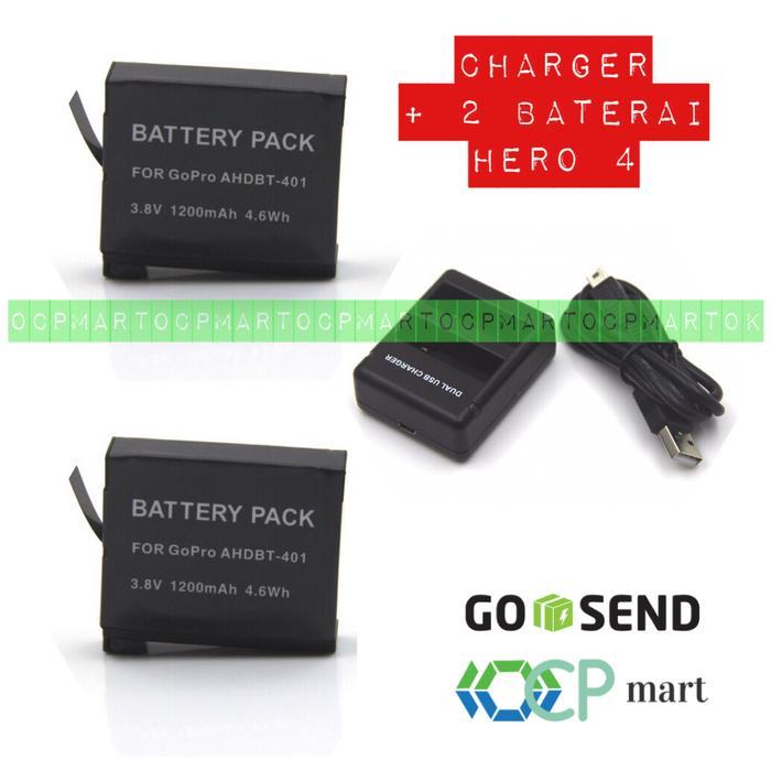 charger baterai smatree gopro hero 4