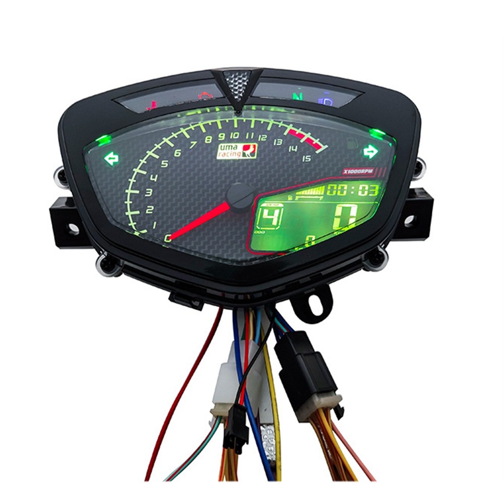 Meter Digital Tahan Lama Untuk Lc135 V1 Jupiter MX Copy Uma Speedometer Motor LCD RPM Tachometer Met