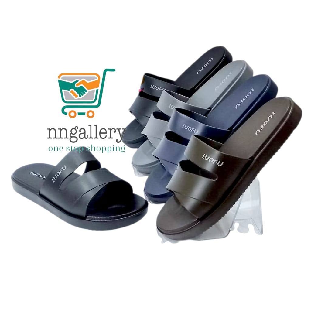 LUOFU 6208 E BRB SANDAL SELOP PRIA/ SENDAL KOKOP COWOK 40-44Luofu Bara Bara