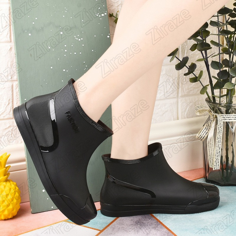 New Product Sepatu Boot Fashion Anti Air Anti Slip / Sepatu Boots Jelly Pendek Wanita