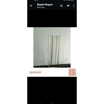 VAS BUNGA (TINGGI 50 CM) - Gold, 12*50