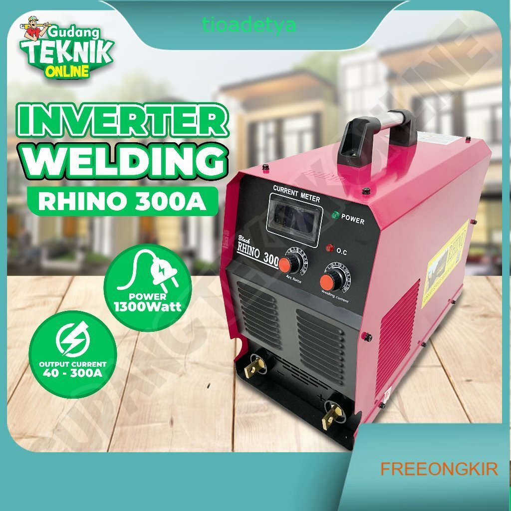 MESIN LAS LISTRIK RHINO 300A 3PHASE - TRAVO LAS INVERTER RHINO 300 A 3PH
