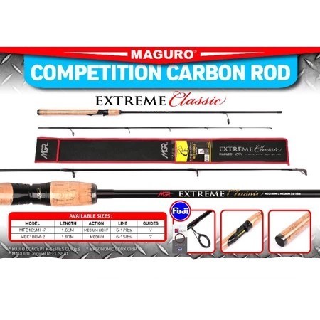 Joran Maguro Extreme classic 2025 full fuji 180cm - 165cm - joran pancing maguro extreme
