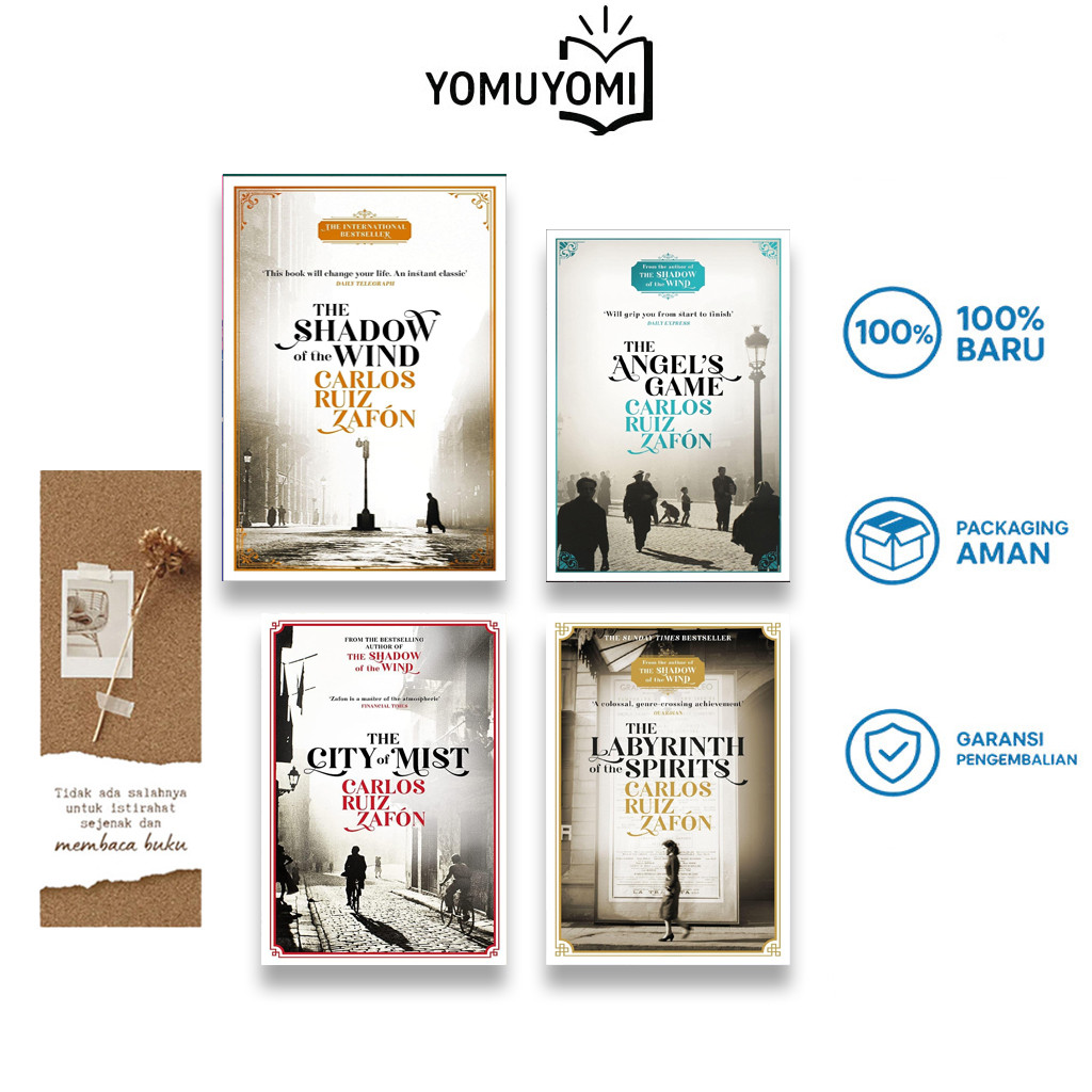 Shadow Of The Wind | The Angel's Game | The Prisoner of Heaven | The Labyrinth of the Spirits by Car