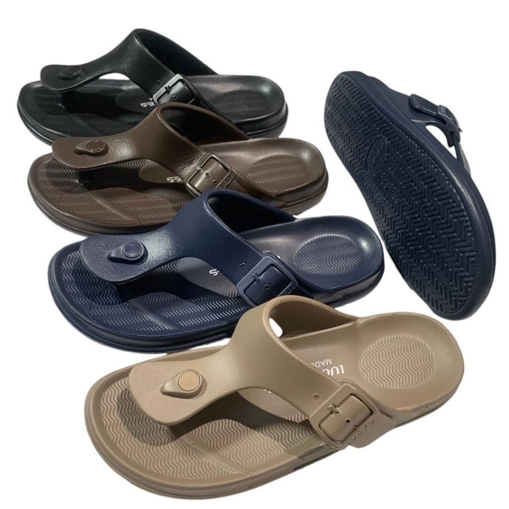 Luofu Sandal Jepit Jelly Pria E6195-BM (G6) Luofu Import