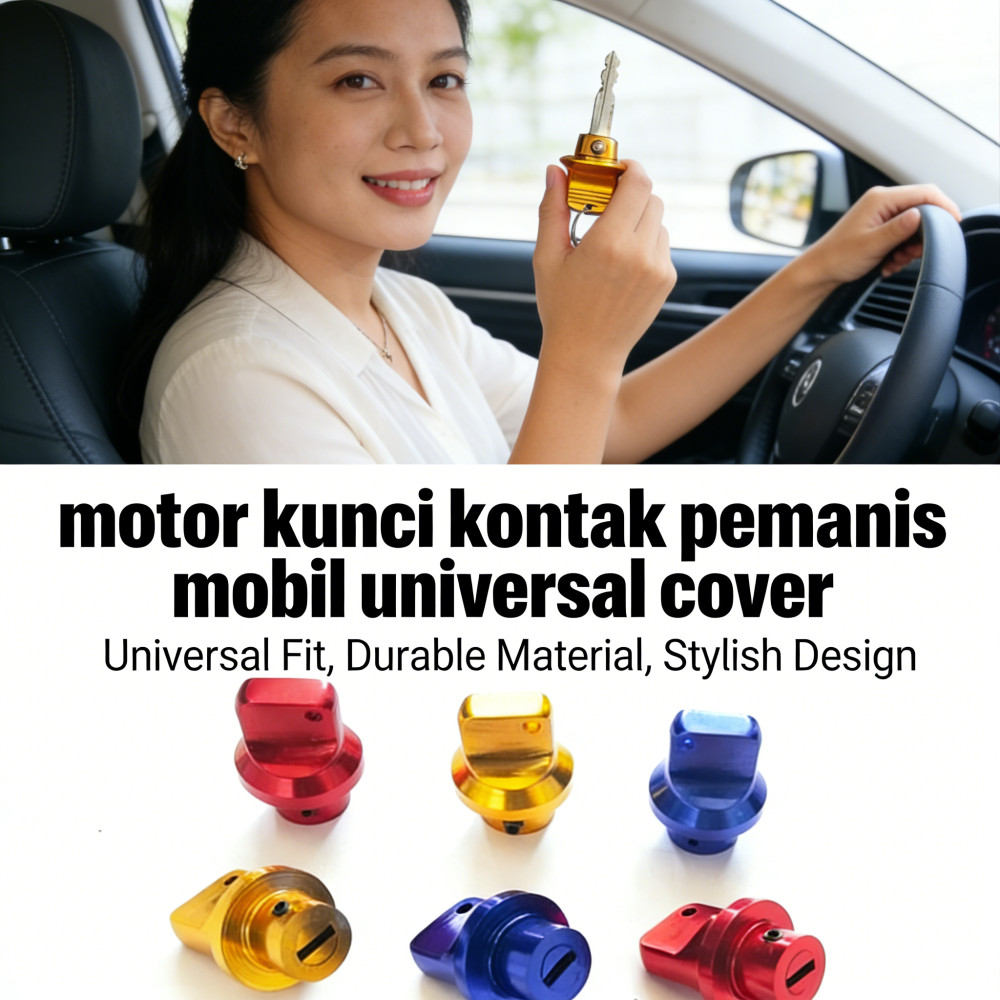 pemanis mobil motor kunci kontak kunci cover kontak universal